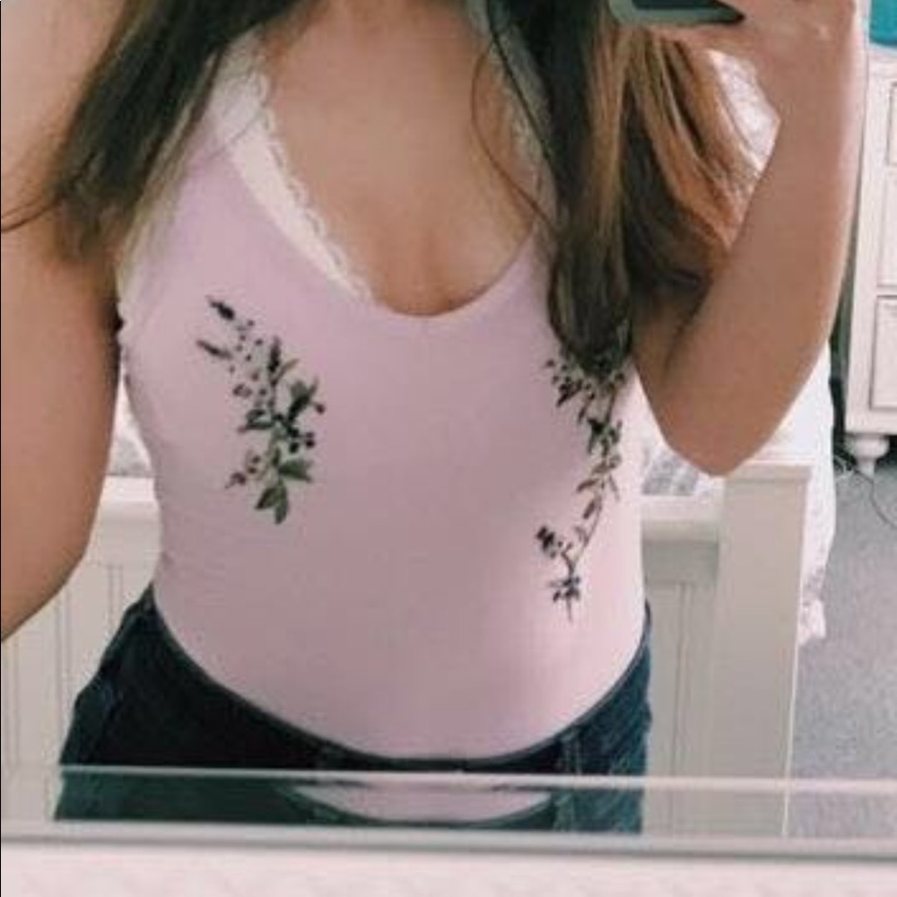 American Eagle cross back bodysuit